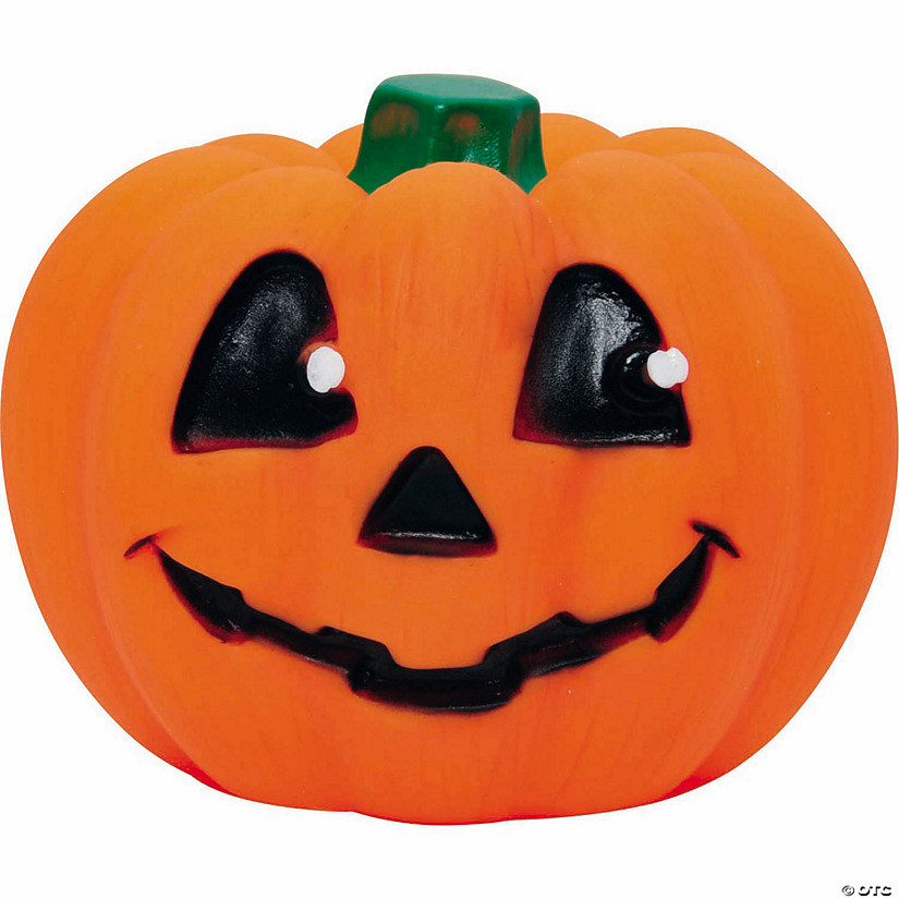 3" Light-Up Color Changing Jack-O'-Lantern Tabletop Decoration Image