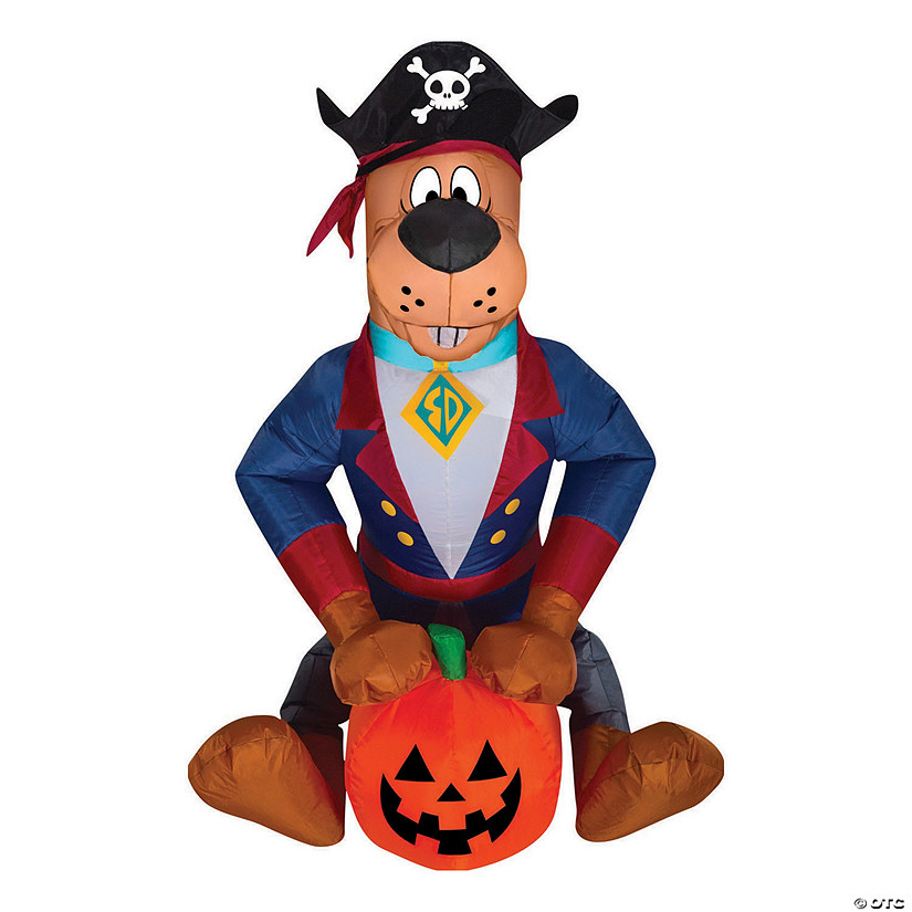 35" Airblown Inflatable&#174; Scooby Doo!&#8482; Pirate Outdoor Yard Decoration Image