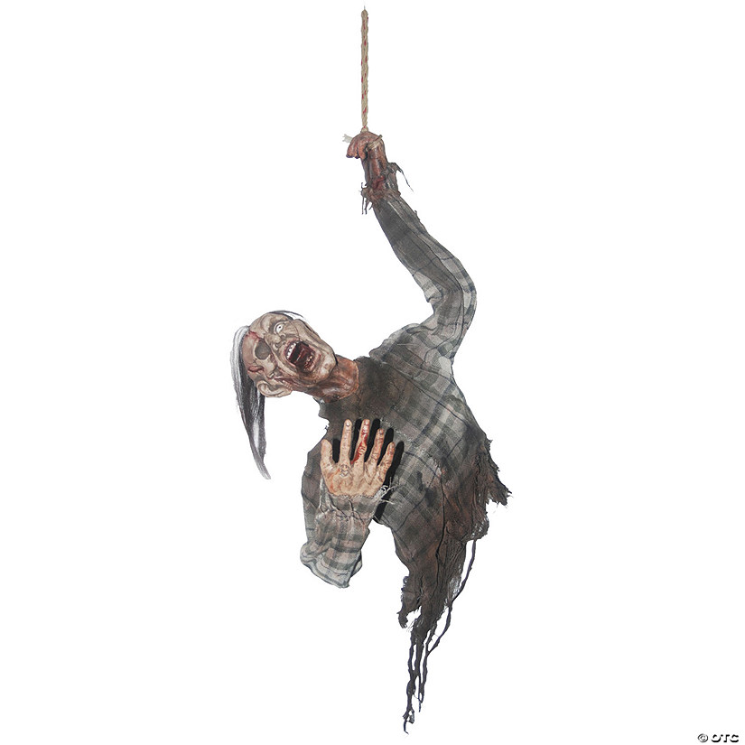 36" Hanging Zombie Torso Decoration Image