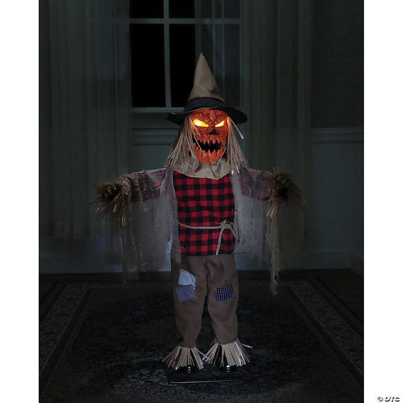 36" Twitching Scarecrow Animated Prop Image