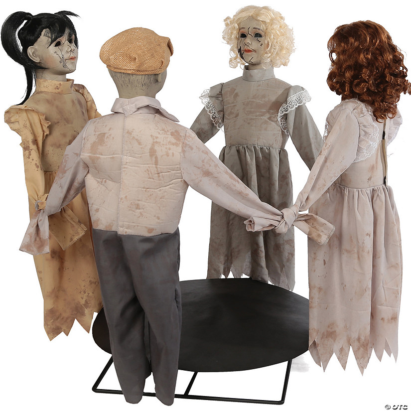 37&quot; Animated Ring Around The Rosie Halloween Decoration Image