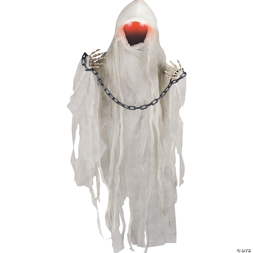 37" Faceless Spectre in Chains Halloween Decoration Image