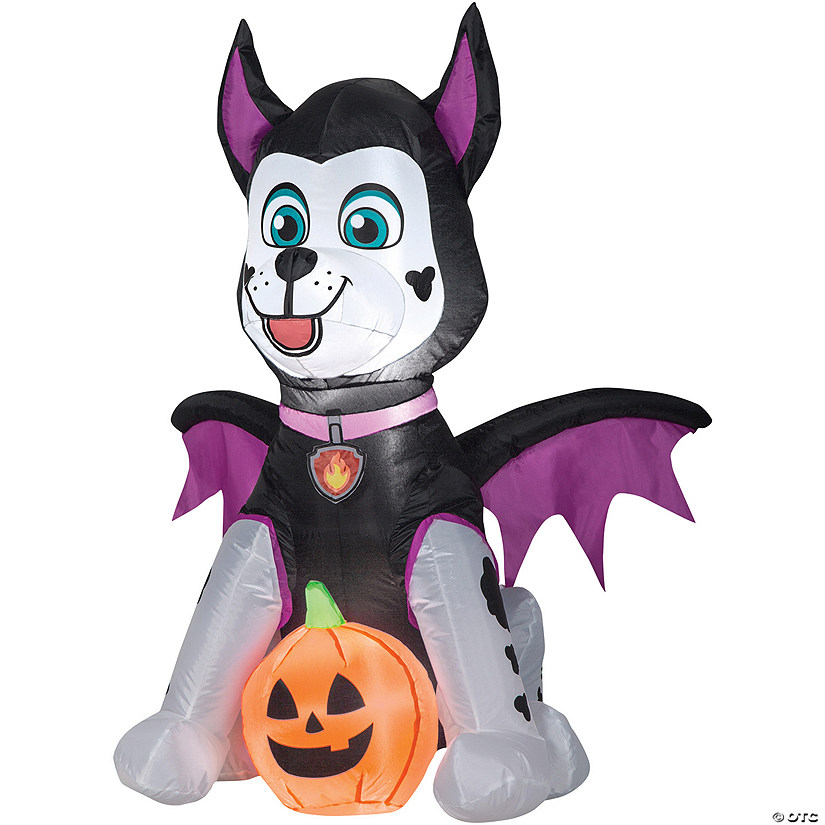 39" Blow-Up Inflatable PAW Patrol Marshal as Bat with Built-In LED Lights Outdoor Yard Decoration Image