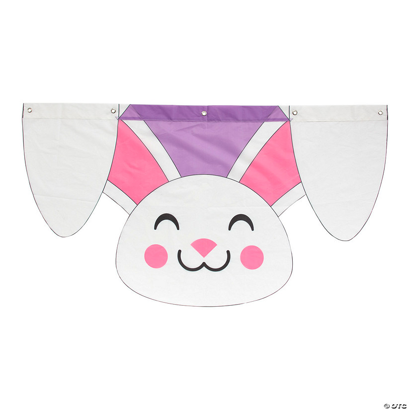 39" x 22" Easter Bunny-Shaped Bunting Image