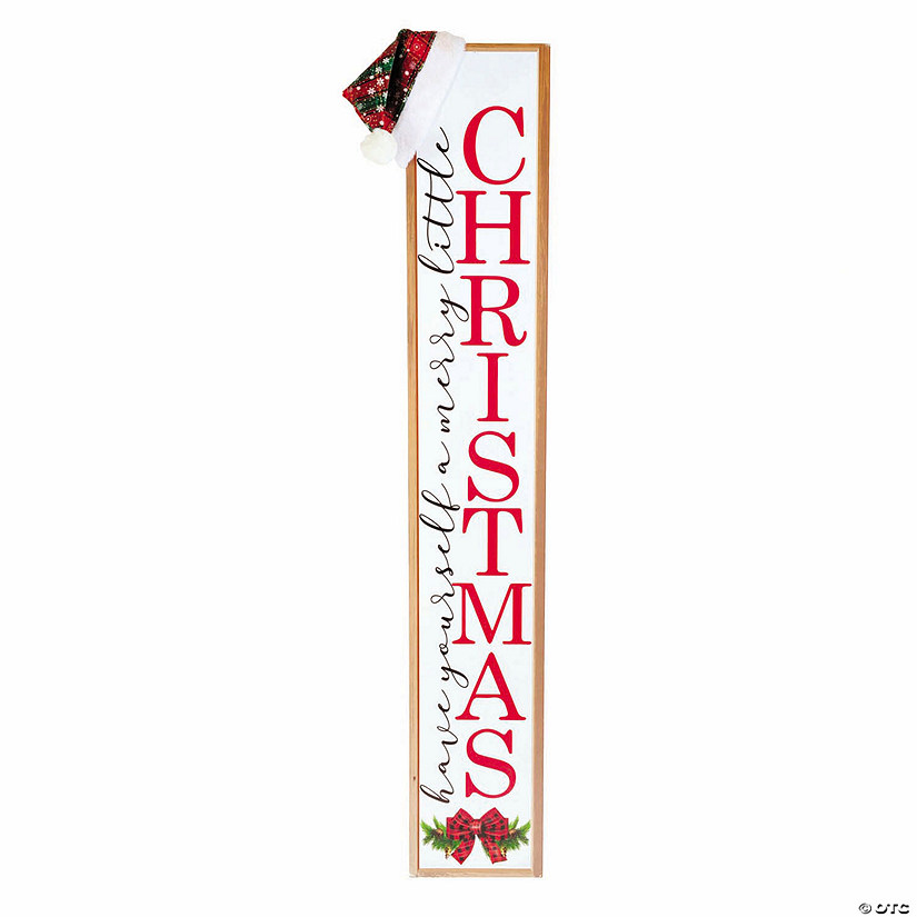 4 Ft. Have Yourself a Merry Little Christmas Porch Sign Image