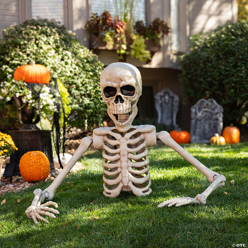 4 Ft. Posable Skeleton Grave Breaker&amp;#8482; Halloween Decoration Image