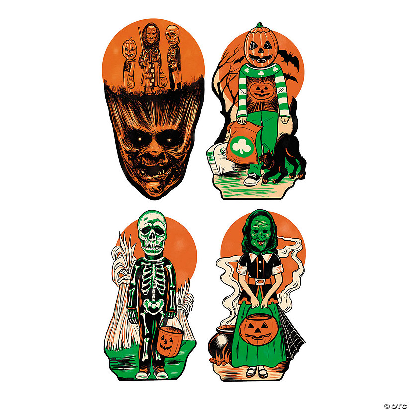 4 Pc. Halloween 3: Season of the Witch&#8482; Cutout Wall Decorations Image