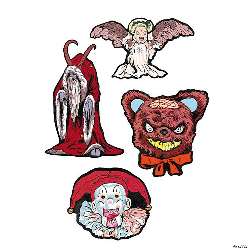 4 Pc. Krampus&#8482; Cutout Wall Decoration Collection - Series 1 Image