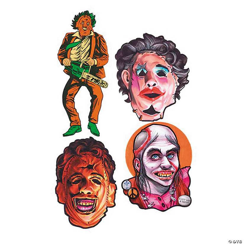 4 Pc. The Texas Chainsaw Massacre&#8482; Cutout Wall Decorations - Series 1 Image