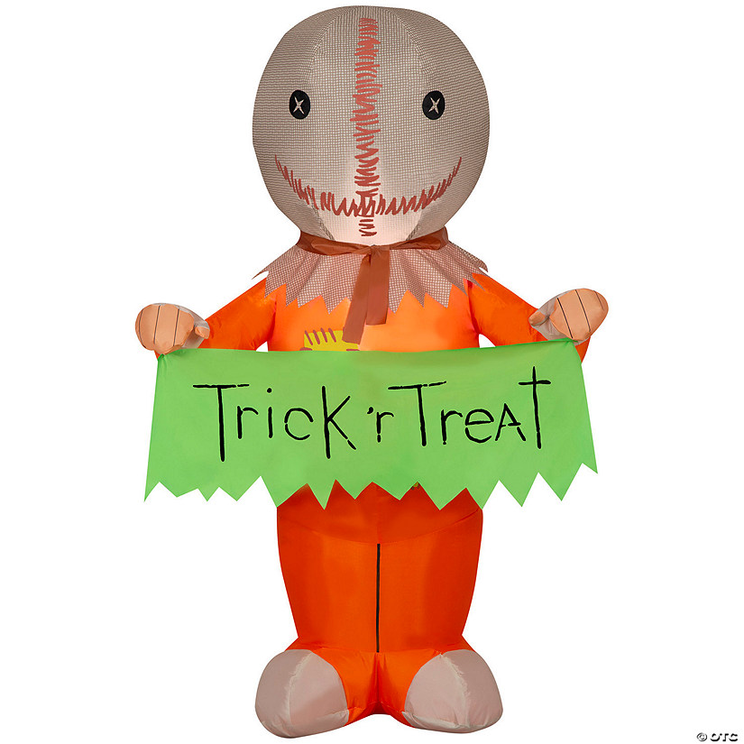 42" Airblown Blowup Inflatable Trick 'r Treat Sam Halloween Outdoor Yard Decoration Image