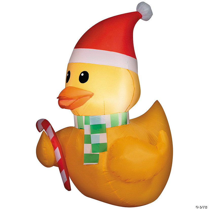 42" Airblown&amp;#174; Inflatable Christmas Duck Outdoor Yard Decoration Image