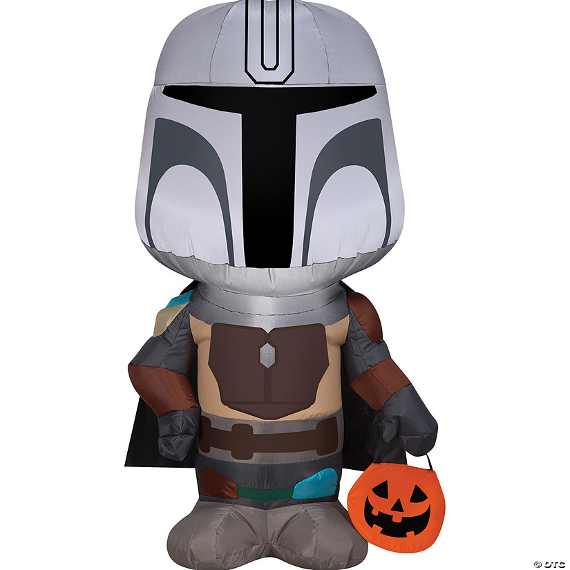 42" Airblown Inflatable&#174; Star Wars&#8482; The Mandalorian Halloween Yard Decoration Image