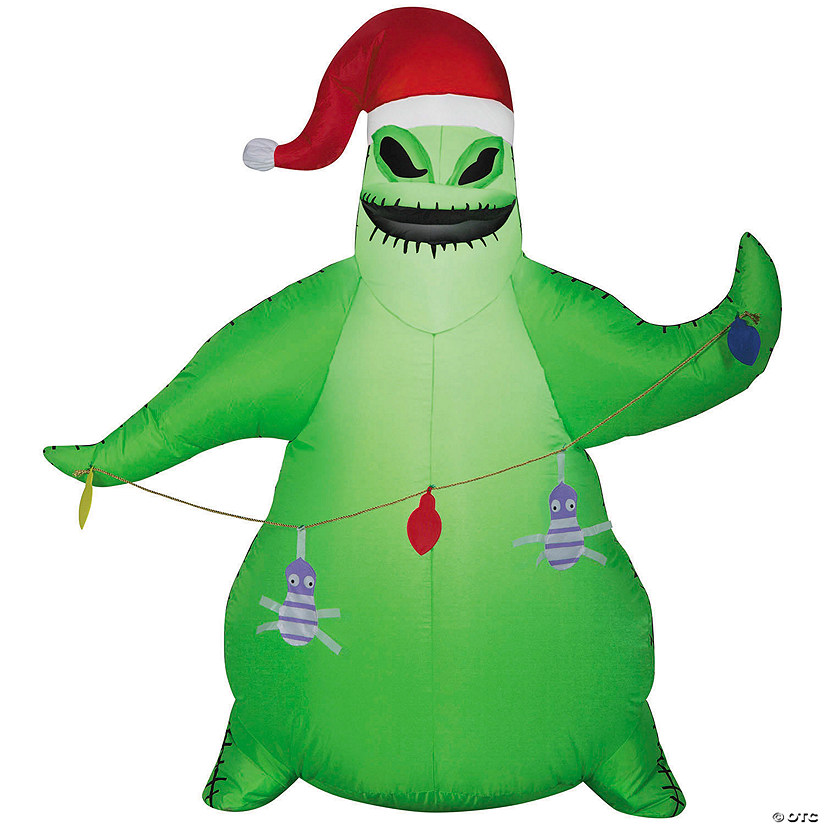 42&quot; Airblown&amp;#174; Inflatable The Nightmare Before Christmas&amp;#8482; Oogie Boogie with Light String Outdoor Yard Decoration Image
