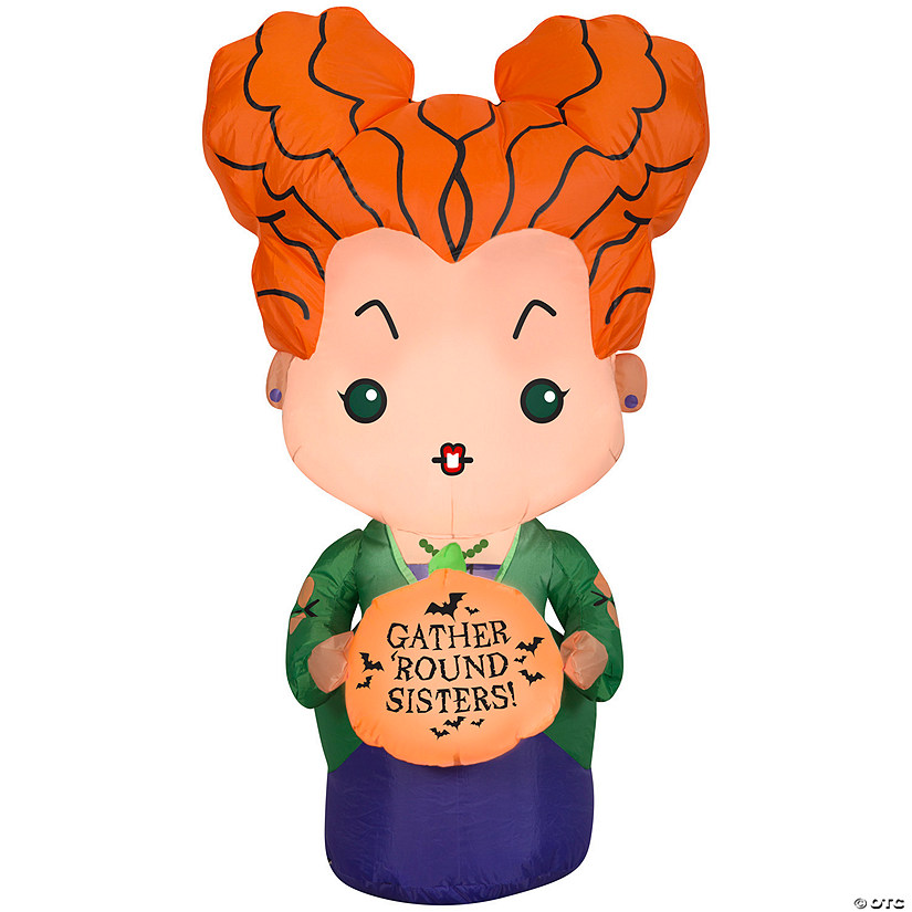 42" Airblown<sup>&#174;</sup> Blowup Inflatable Hocus Pocus Winifred Halloween Outdoor Yard Decoration Image