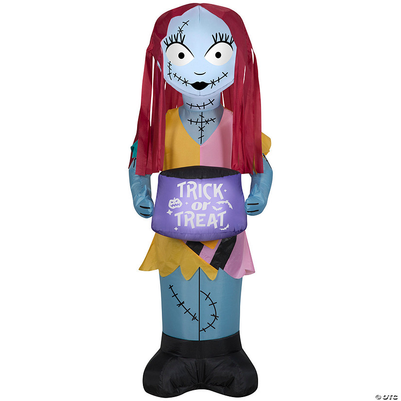 42" Airblown<sup>&#174;</sup> Blowup Inflatable Nightmare Before Christmas Sally with Treat Sack Halloween Outdoor Yard Decoration Image