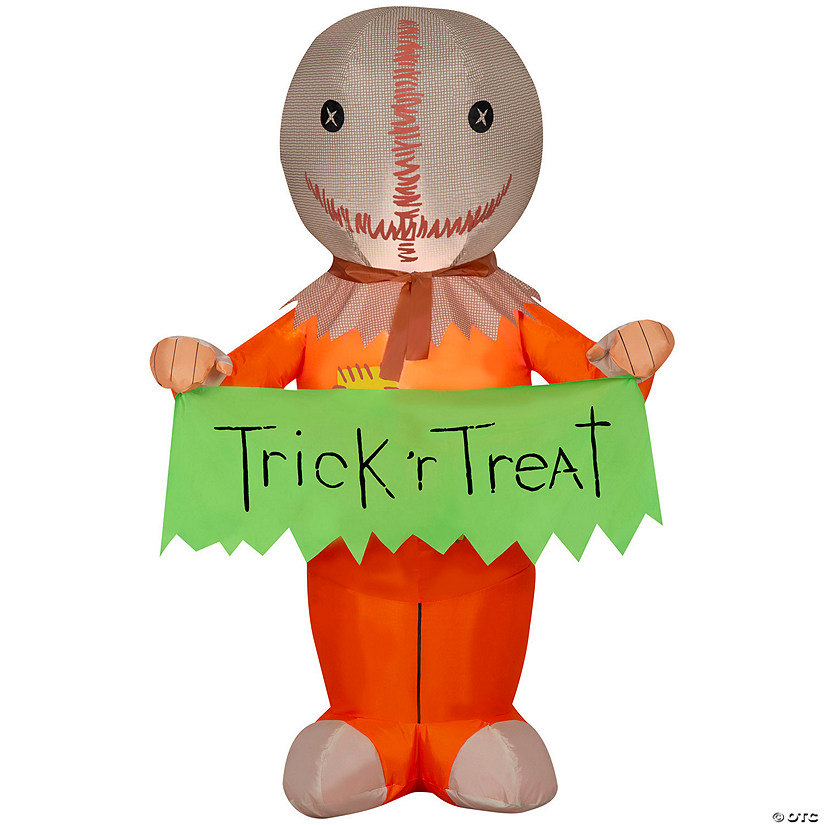42" Airblown<sup>&#174;</sup> Blowup Inflatable Trick 'r Treat Sam Halloween Outdoor Yard Decoration Image