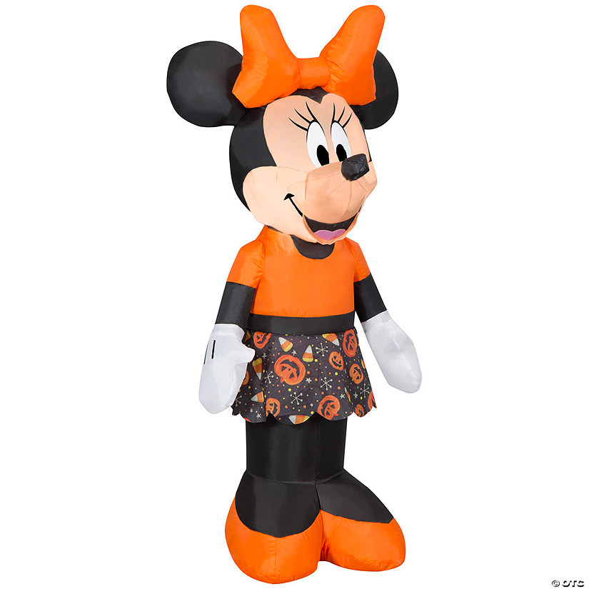 42" Airblown<sup>&#174;</sup> Blowup Inflatable Vampire Minnie with Candy Toss Vest Halloween Outdoor Yard Decoration Image