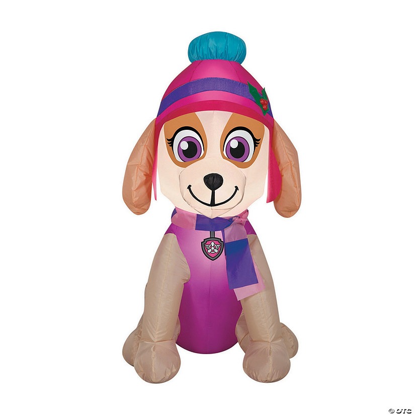 42" Blow Up Inflatable PAW Patrol Skye in Winter Outfit Outdoor Yard