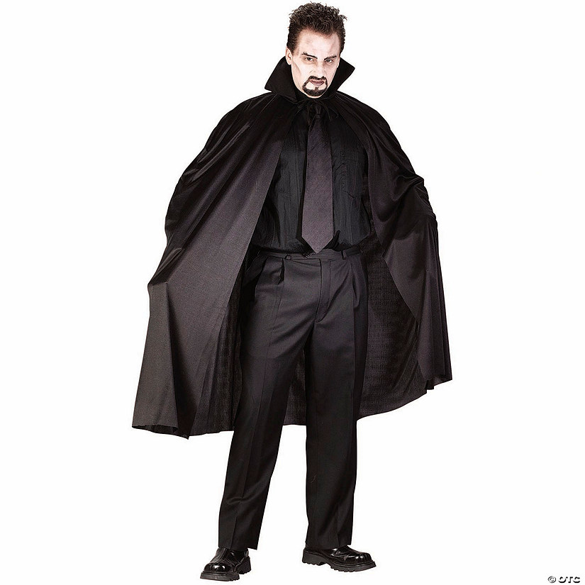 45" Adults Polyester Cape with Stand-Up Collar - One Size Image