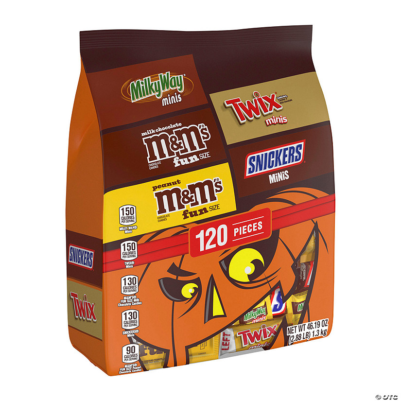 46.19 oz. Mars&lt;sup&gt;&amp;#174;&lt;/sup&gt; Halloween Chocolate Kid Favorites Variety Pack - 120 Pc. Image