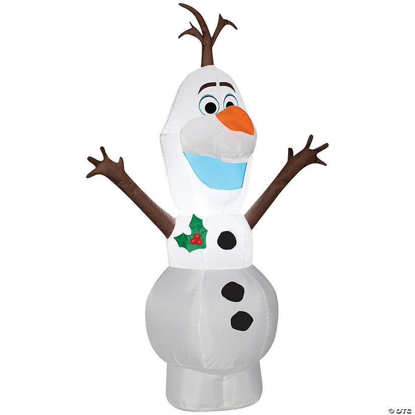 48" Frozen Olaf Airblown Outdoor Yard Decoration Image