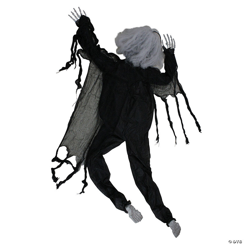 5' Creepy Climbing Dead Zombie Halloween Window Decor Image