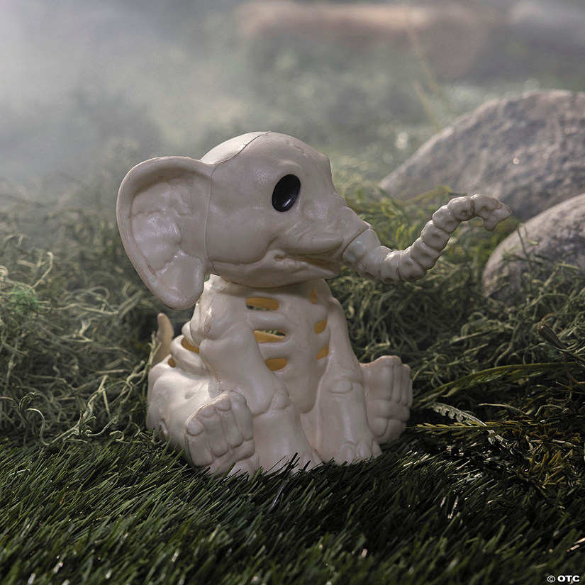 5&quot; Elephant Skeleton Halloween Decoration Image