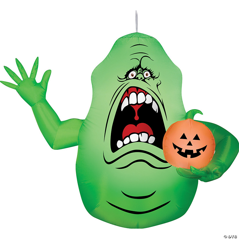 5 Ft. Blow-Up Inflatable Ghostbusters Hanging Slimer with Built-In LED Lights Outdoor Yard Decoration Image