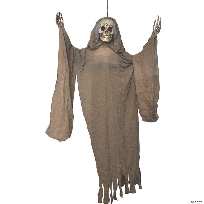 5' Hanging Ghoul with Light-Up Eyes Halloween Decoration Image