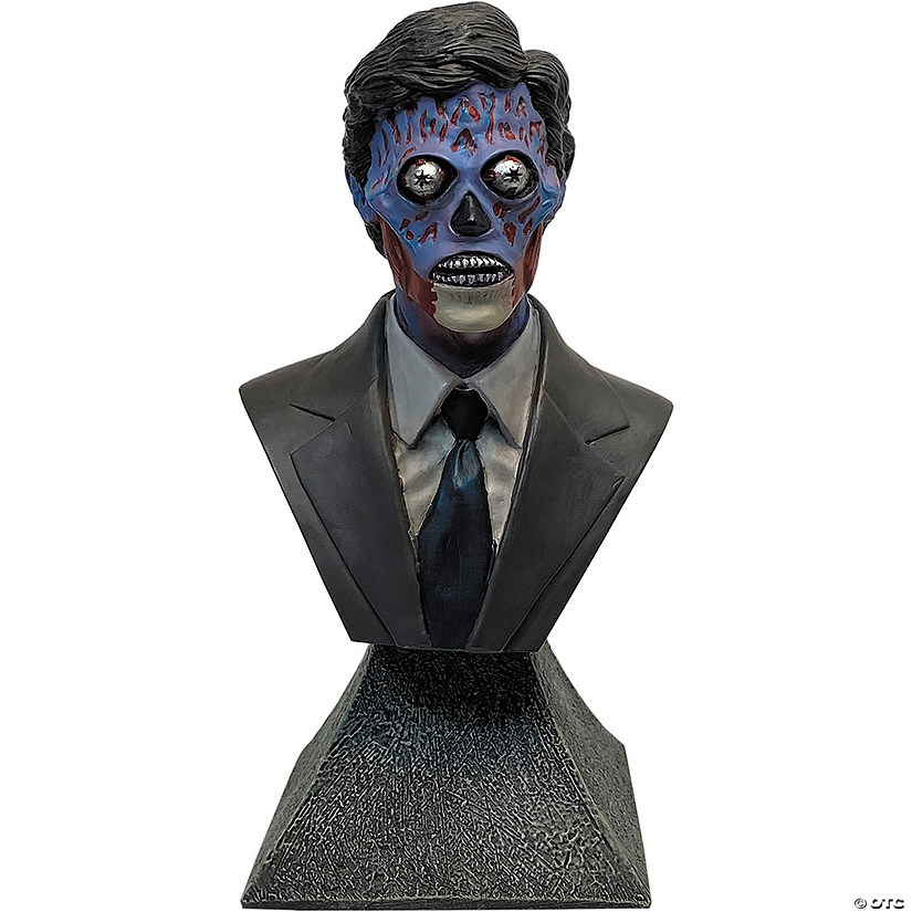 5" John Carpenter&#8217;s They Live The Businessman Mini Bust Collectible Halloween Decoration Image