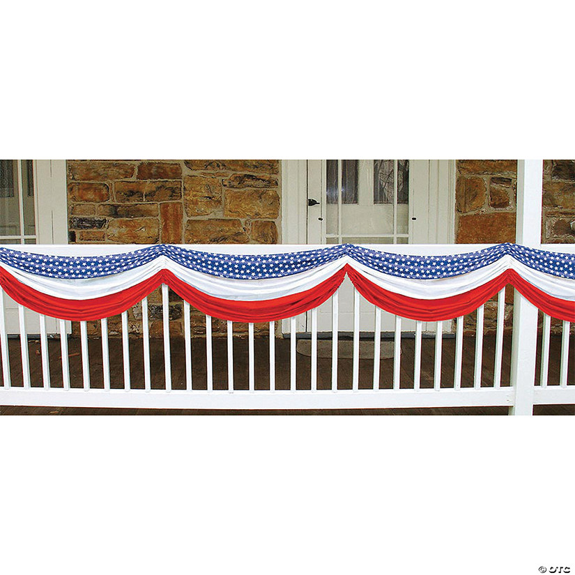 5' Stars Stripes Fabric Bunting Image