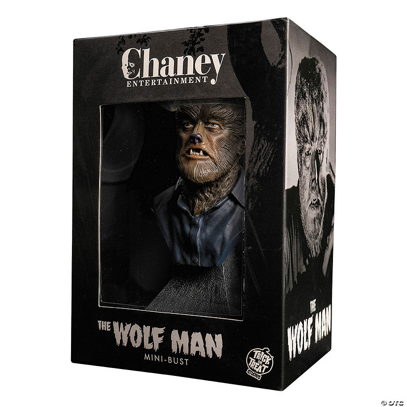 5" The Wolf Man&amp;#8482; Wolf Man Mini Bust Collectible Halloween Decoration Image
