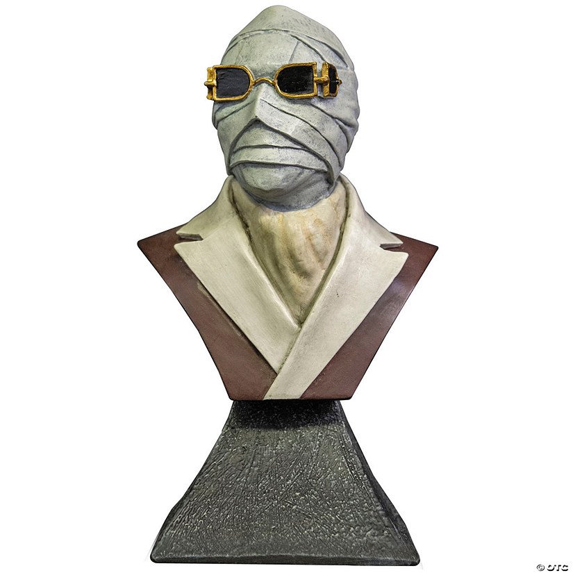 5" Universal Classic Monsters The Invisible Man Mini Bust Collectible Halloween Decoration Image