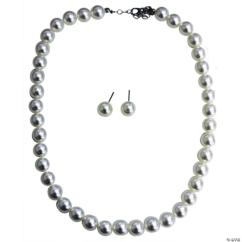 50S Pearl Earring & Necklace Set Image
