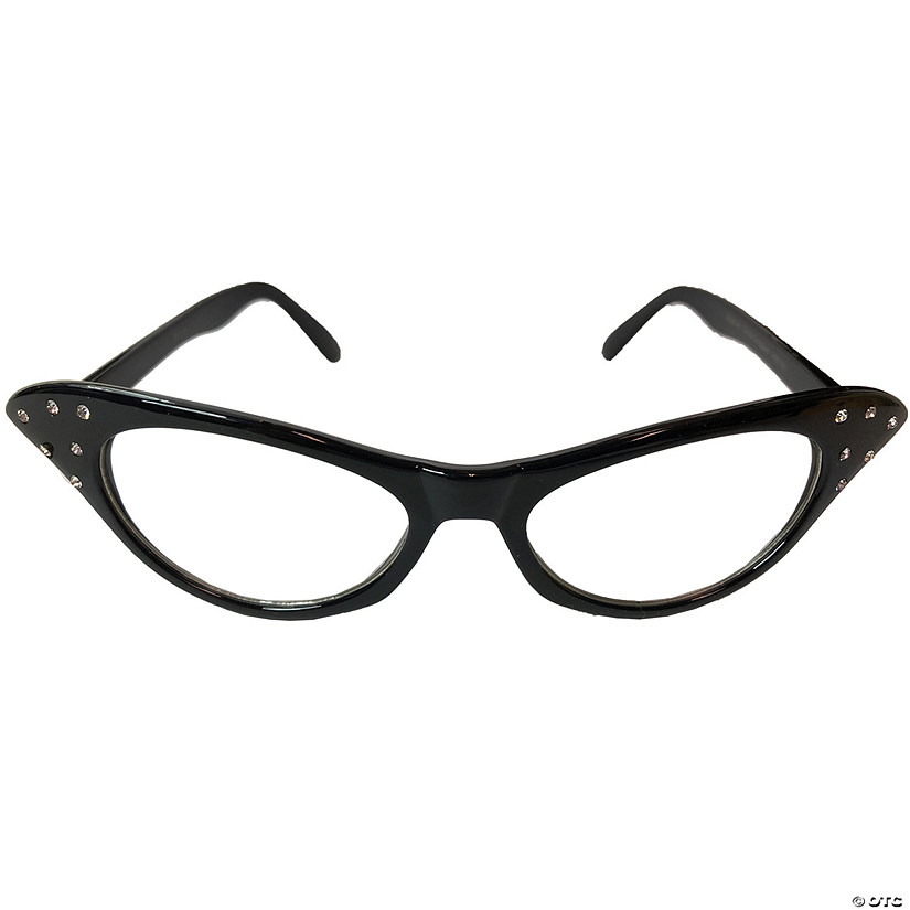 50's Rhinestone Glasses - 1 Pc. Image