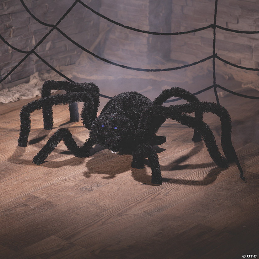 52" Animated Large Spider Halloween Decoration Image