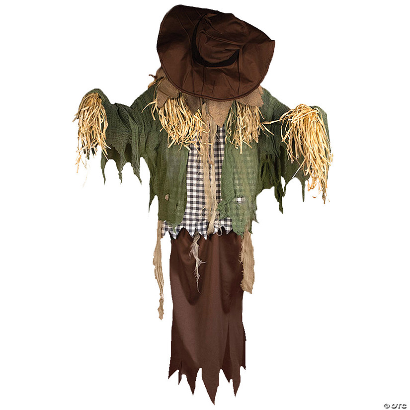 53" Animated Hanging Surprise Scarecrow Decoration Image