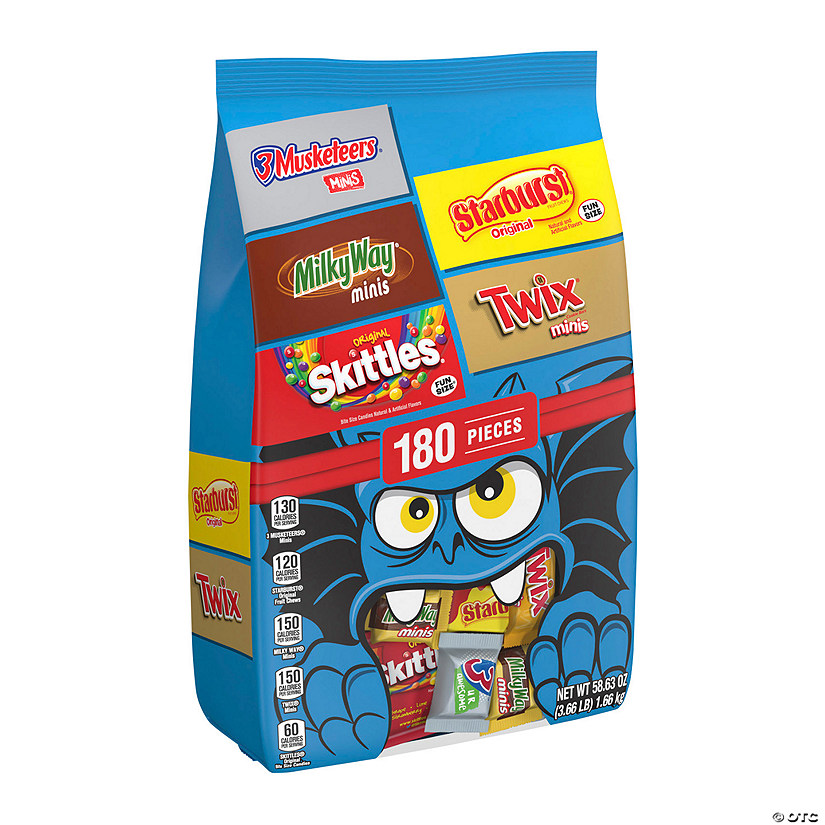 58.63 oz. Bulk 180 Pc. Mars<sup>&amp;#174;</sup> Halloween Chocolate &amp; Fruit Candy Mix Image
