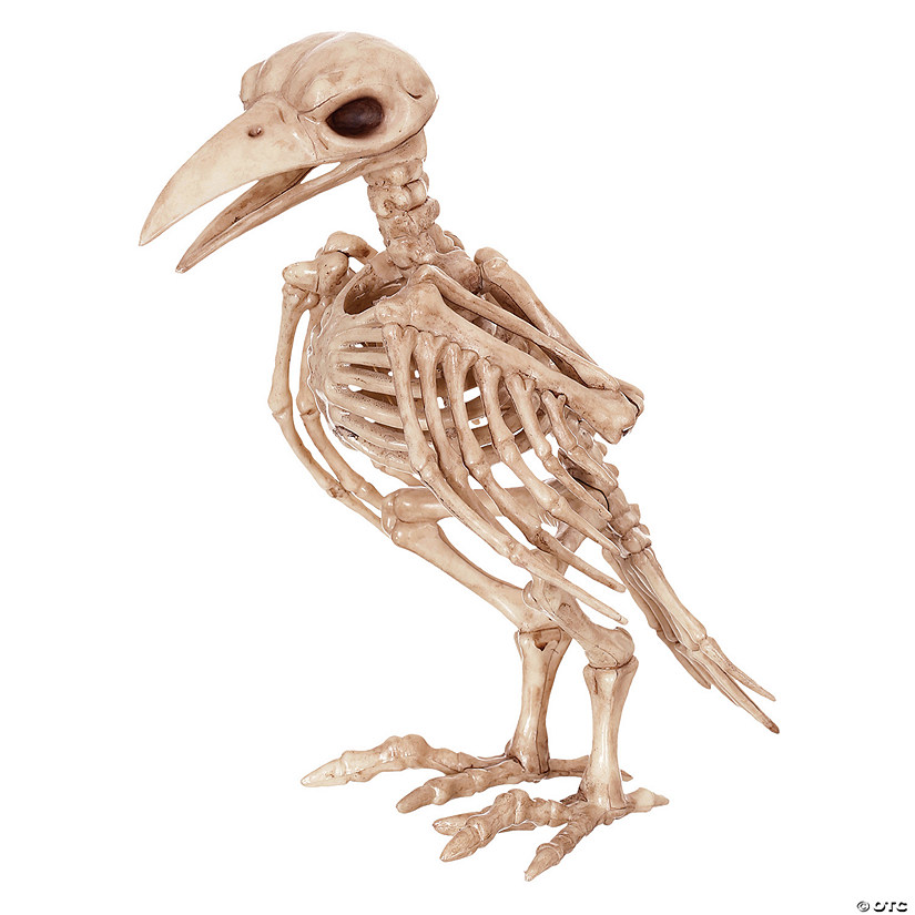 6.5" Raven Skeleton Decoration Image
