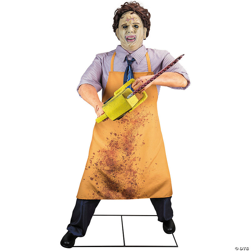 6 Ft. 6&quot; Animated The Texas Chainsaw Massacre&amp;#8482; Leatherface Halloween Outdoor Yard Decoration Image