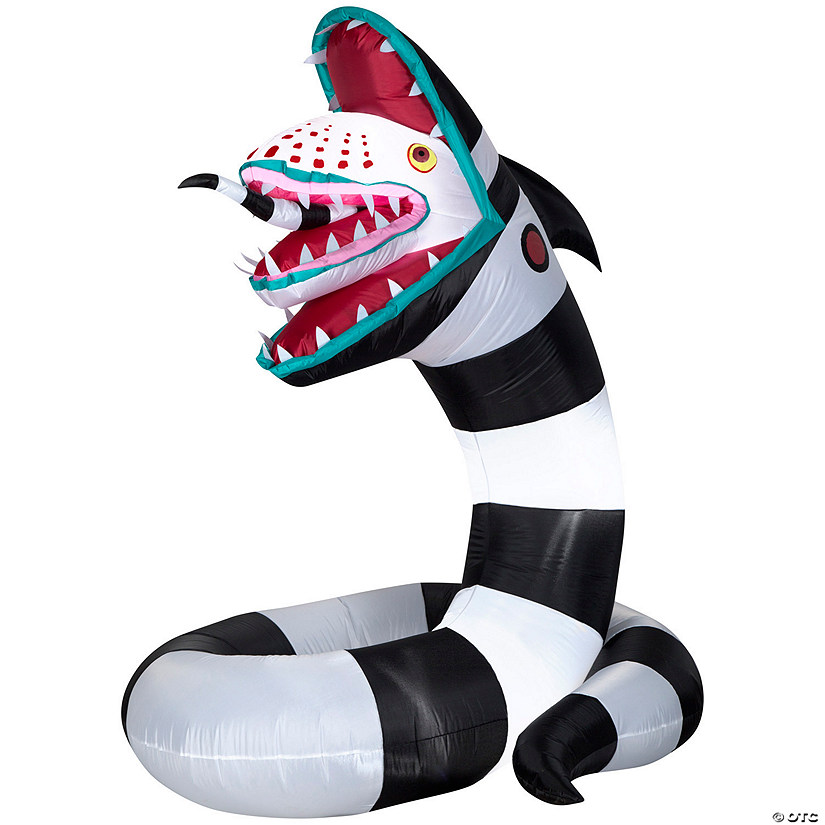 6 Ft. Airblown<sup>&#174;</sup> Blowup Inflatable Beetlejuice Sandworm Large Halloween Outdoor Yard Decoration Image
