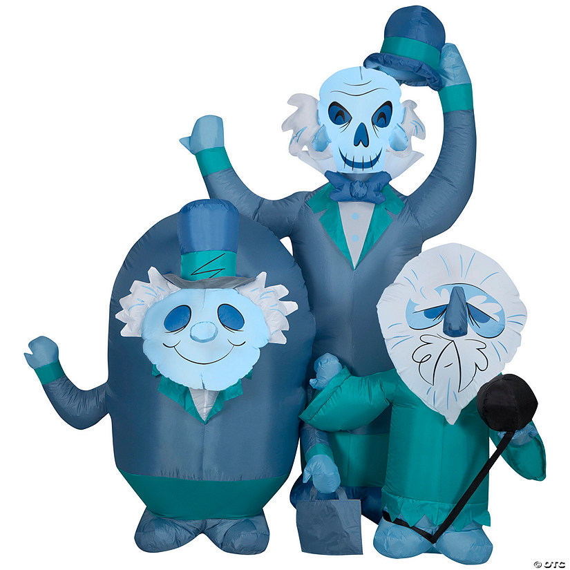 6 Ft. Airblown&lt;sup&gt;&amp;#174;&lt;/sup&gt; Blowup Inflatable Disney's Haunted Mansion Hitchhiking Ghosts with Built-In LED Lights Halloween Outdoor Yard Decoration Image