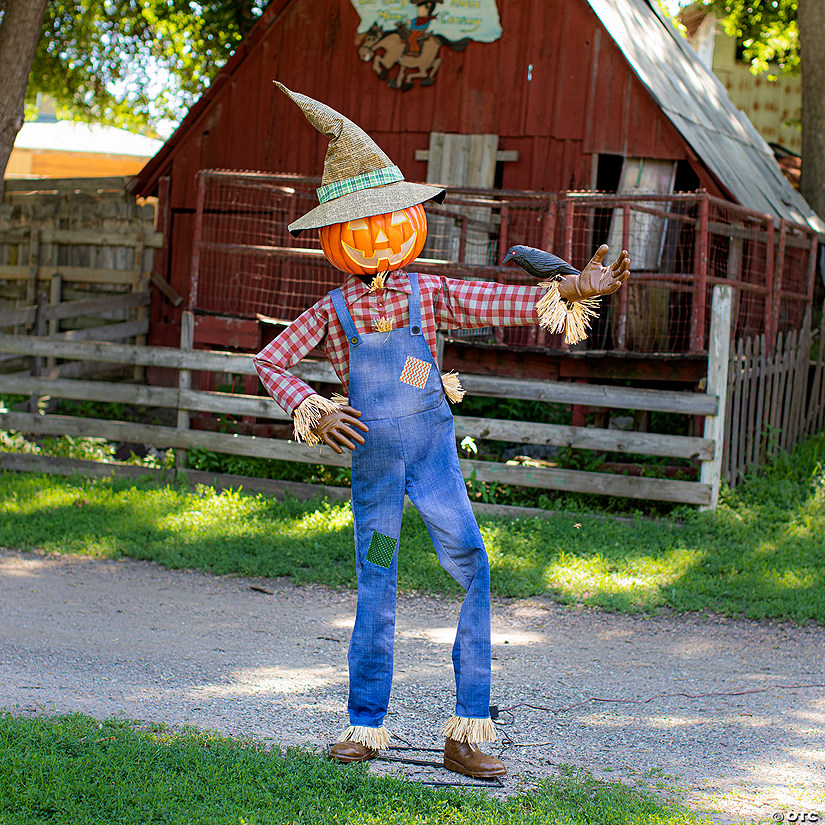 6 ft. Animated Whimsical Scarecrow Image