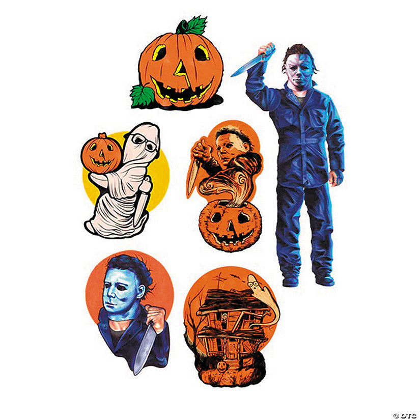 6 Pc. Halloween&#8482; (1978) Series 1 Cutout Wall Decorations Image