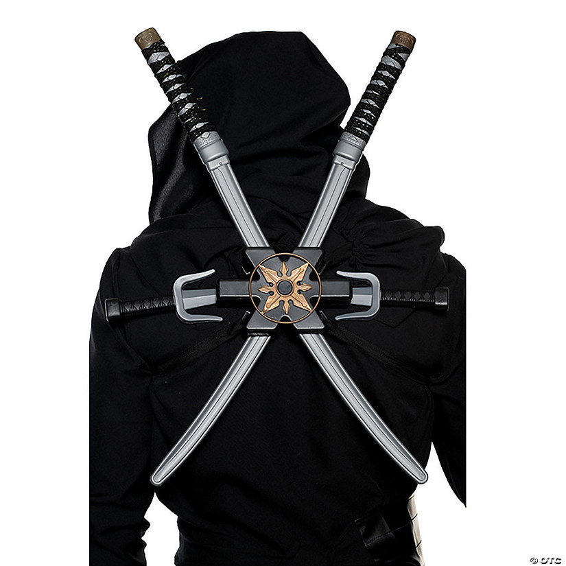 6 Pc. Ninja Sword Sheath Backpack Set Costume Accessory Image