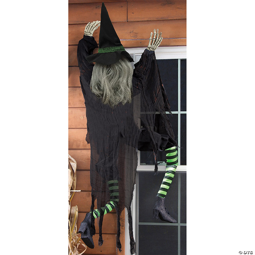60" Climbing Witch Decoration Image