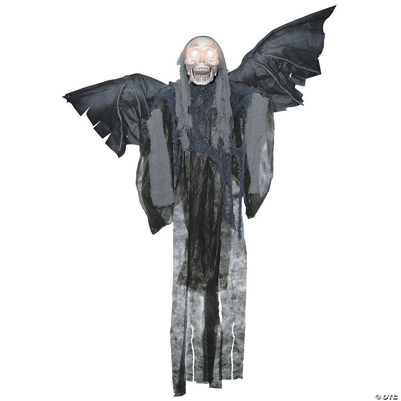 60" Hanging Talking Winged Reaper Prop Image