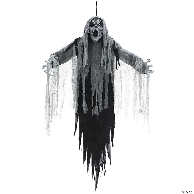 60" x 52" Ghostly Howling Phantom Hanging Halloween Decoration Image