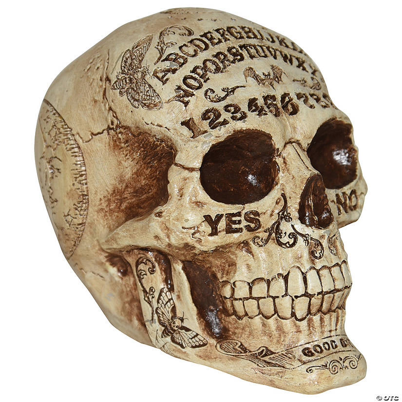 7" Fortune Telling Skull Halloween Decoration Image