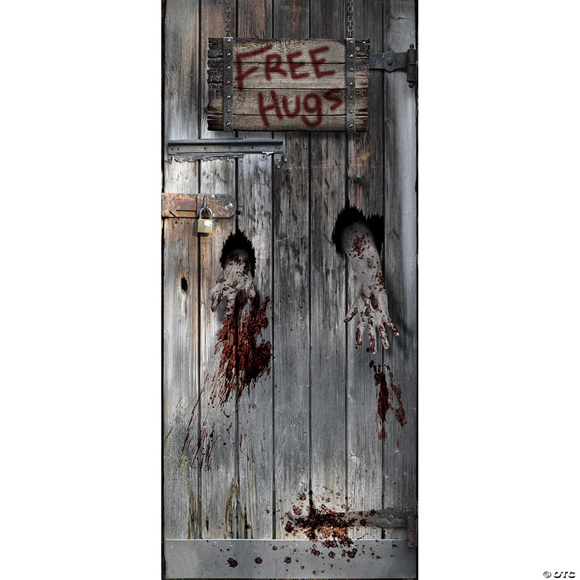 71" Free Hugs Door Cover Image